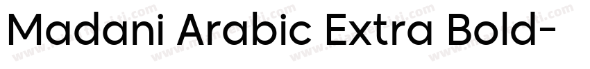 Madani Arabic Extra Bold字体转换